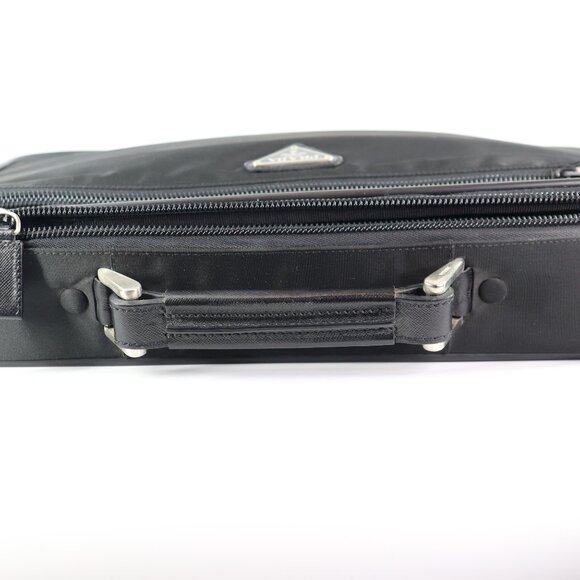 Prada nylon black computer messenger bag - Picture 12 of 16